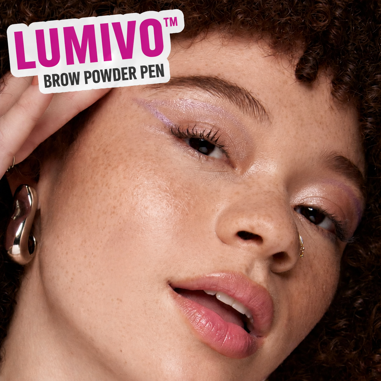 LUMIVO™ Brow Powder Pen, 24H Wear, Cream To Powder Eyebrow, Transfer-Resistant Formula, Professional Makeup💄