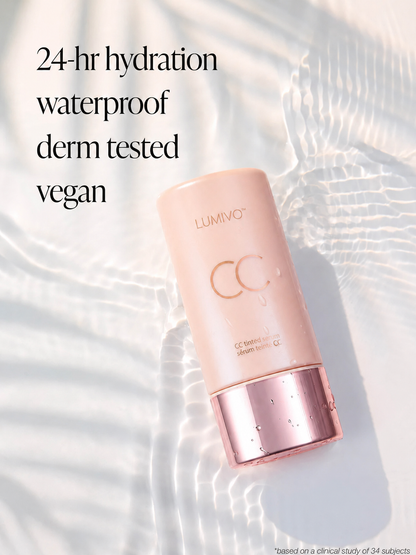 CC Color-Correcting Tinted Serum – Lightweight, Shade-Adaptive Coverage with 24H Hydration & 16H Waterproof Wear