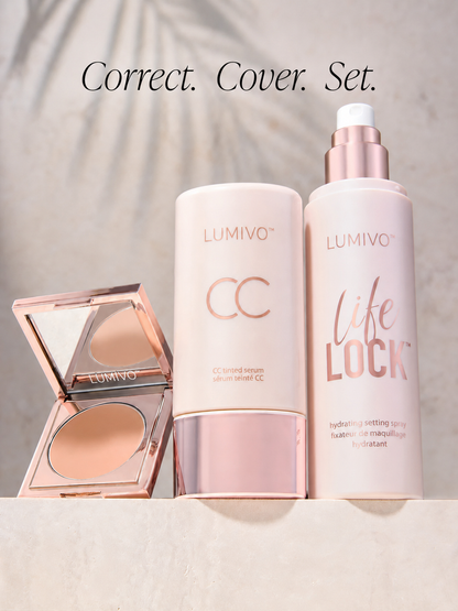CC Color-Correcting Tinted Serum – Lightweight, Shade-Adaptive Coverage with 24H Hydration & 16H Waterproof Wear
