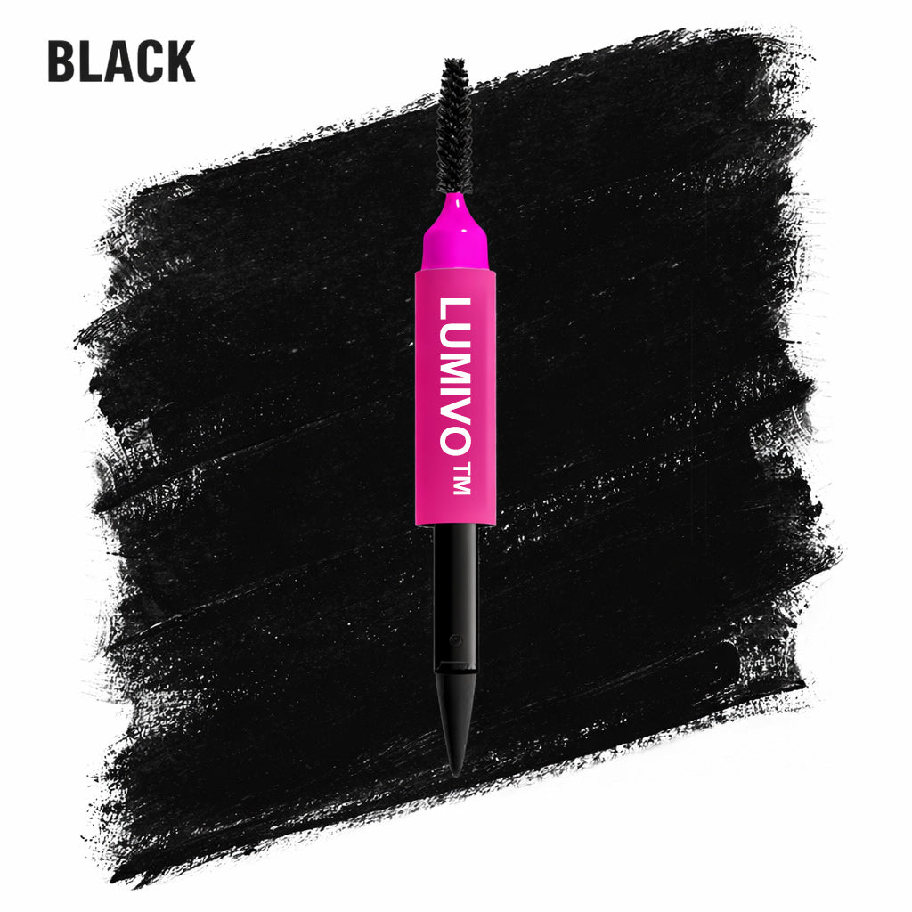 LUMIVO™ Brow Powder Pen, 24H Wear, Cream To Powder Eyebrow, Transfer-Resistant Formula,  Professional Makeup💄