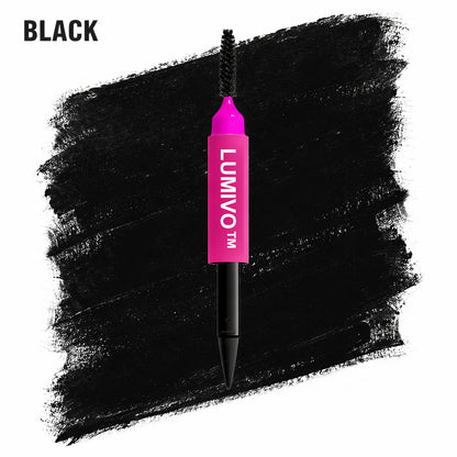 LUMIVO™ Brow Powder Pen, 24H Wear, Cream To Powder Eyebrow, Transfer-Resistant Formula,  Professional Makeup💄