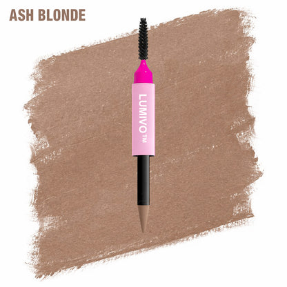 LUMIVO™ Brow Powder Pen, 24H Wear, Cream To Powder Eyebrow, Transfer-Resistant Formula,  Professional Makeup💄